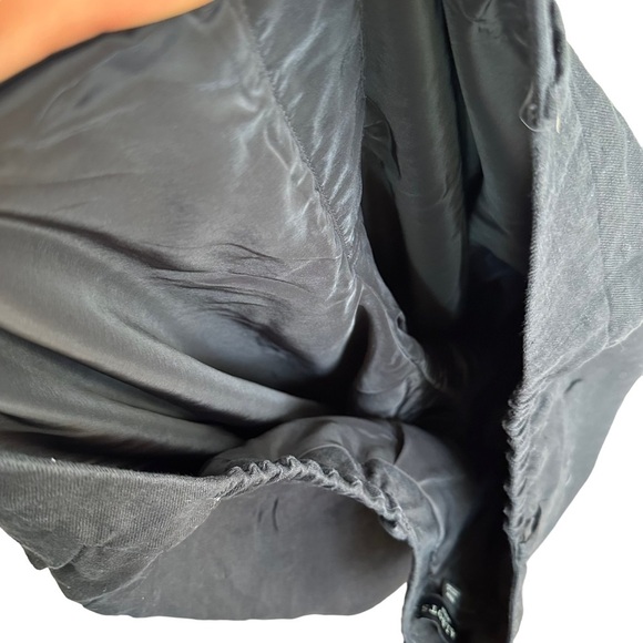 Talbots Womens Black 100% Linen Straight Leg Trouser with Elastic Waist Size 18w - Picture 14 of 14